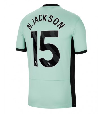 Chelsea Nicolas Jackson #15 Tercera Equipación 2023-24 Manga Corta